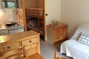 Gîte pour 4 personnes, avec balcon dans Station De Montalbert