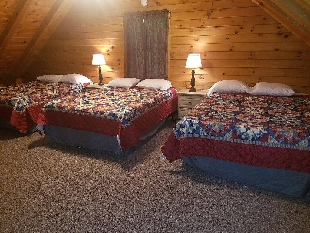 Kabine-Eigenes Badezimmer-Standard-Oleander Cabin in Hocking Hills