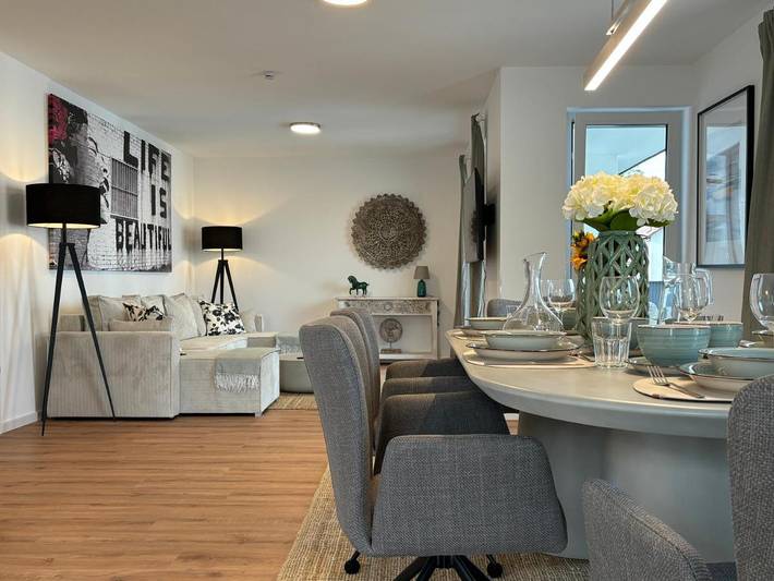 Ferienwohnung für 6 Personen, mit Balkon