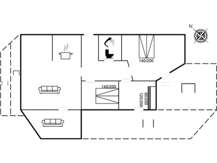 Location de vacances pour 7 personnes, avec terrasse, animaux acceptés à Roskilde - 2