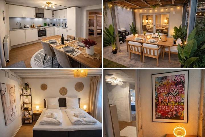 Ferienwohnung für 7 Personen, mit Terrasse und Garten