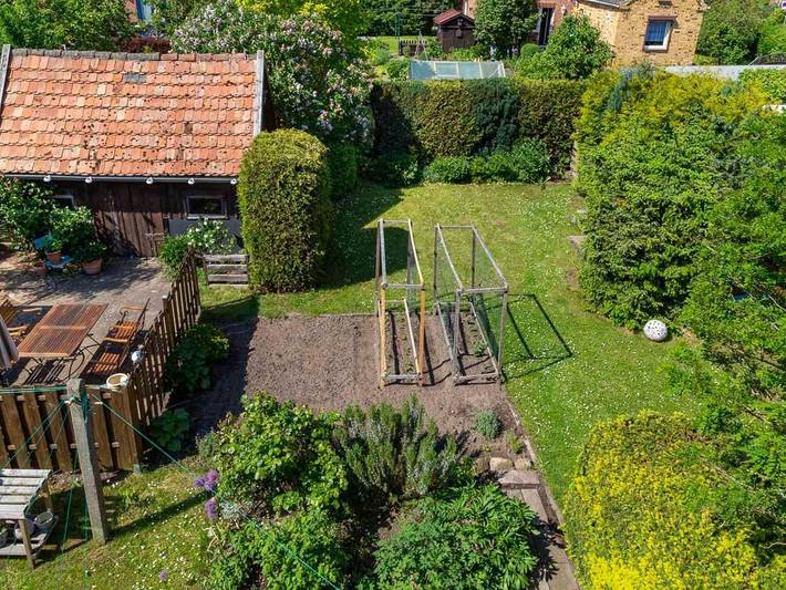 Ferienwohnung für 3 Personen, mit Terrasse und Garten, kinderfreundlich in Güstrow
