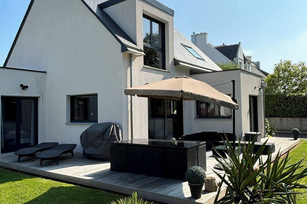 Villa hortensias. in Pont-l'Abbé, Côte de Cornouaille