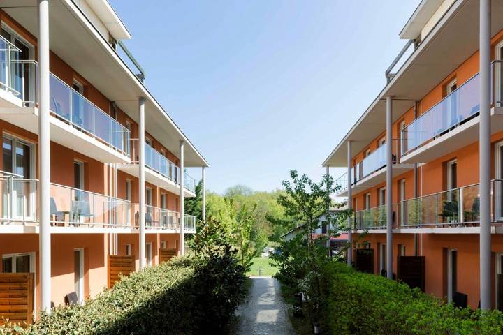 Appart’hôtel pour 4 personnes, avec jardin