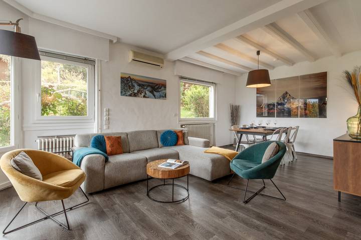 Gîte pour 6 personnes, avec Terrasse et Jardin à Sallanches