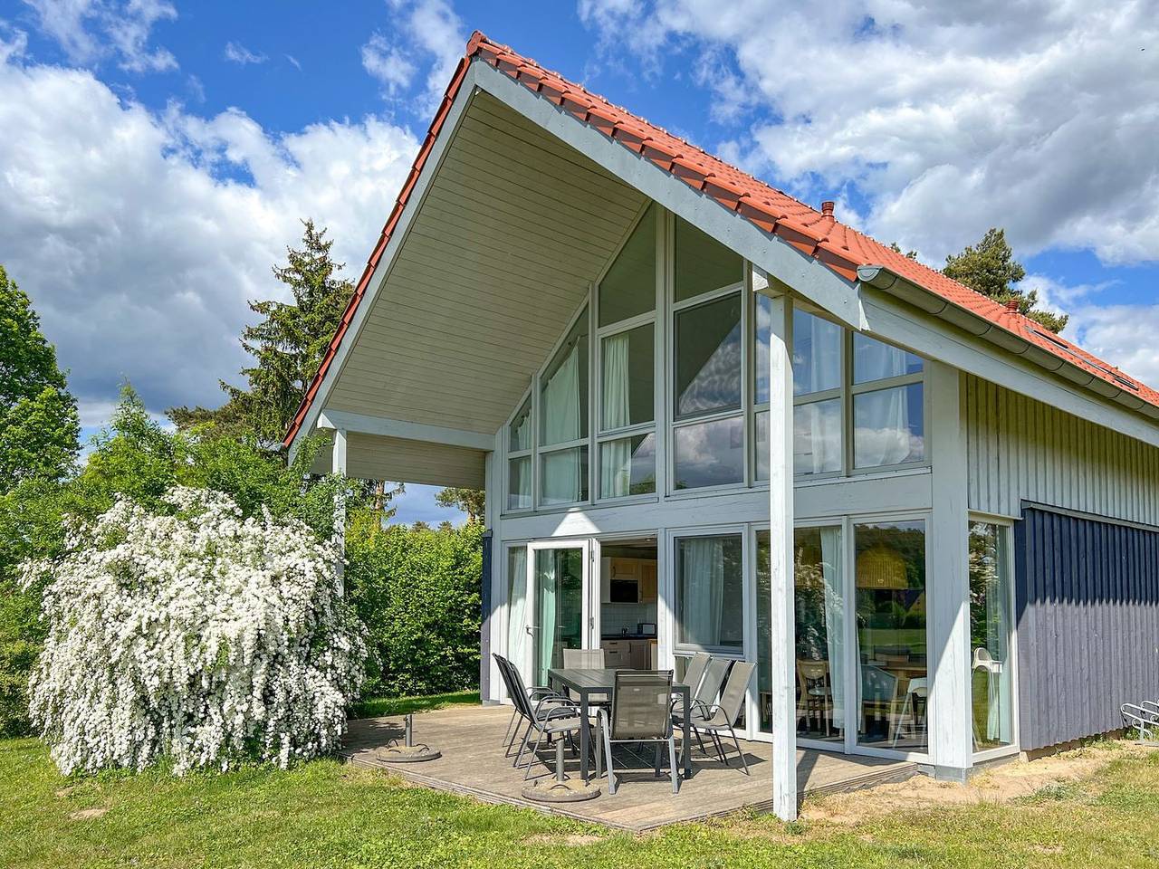 Ferienhaus Wiesengeflüster S1 | mit Sauna, Kamin und Workation an der Müritz in Röbel, Lago Müritz
