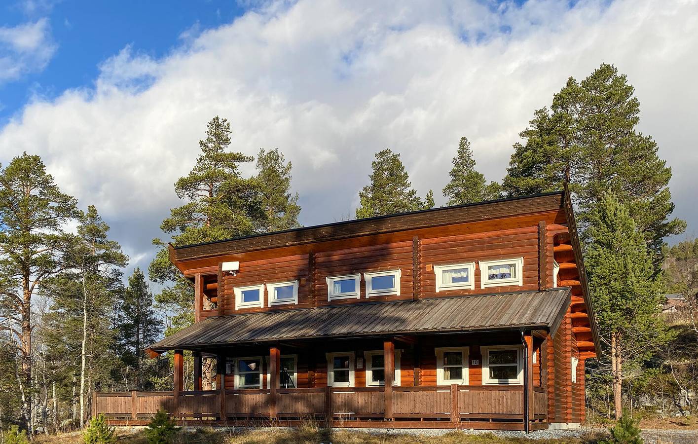 Ferienhaus für 6 Personen mit Ausblick in Lesja