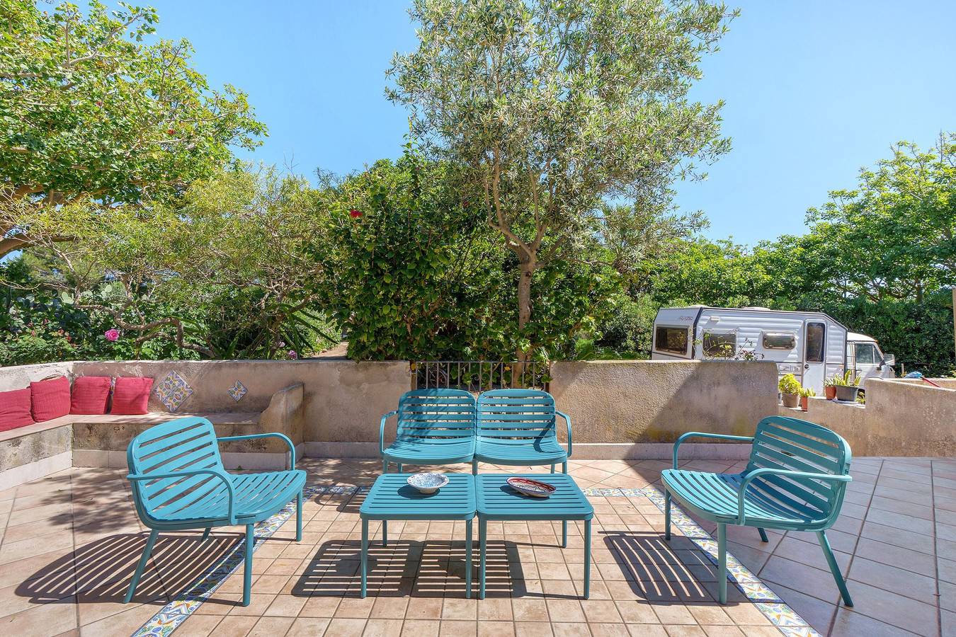 Villa « Diego » avec vue sur la mer, Wi-Fi et climatisation in Favignana, Île de Favignana