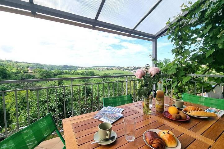 Gîte pour 4 personnes, avec terrasse