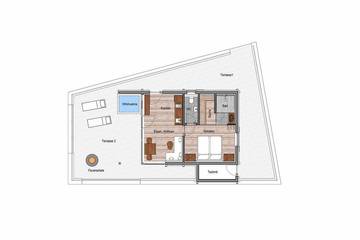 Chalet für 2 Personen, mit Sauna und Balkon in Grünten