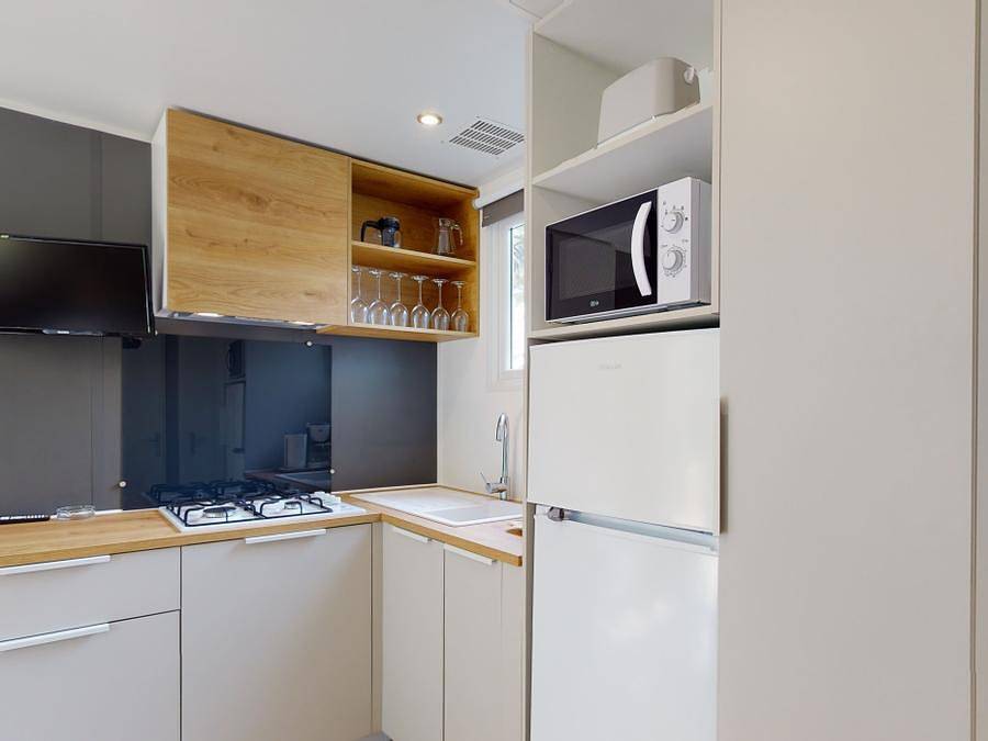 Camping Domaine de l'Orangerie de Lanniron   - Mobile home 4 persons - 2-bedroom escape in Quimper, Quimper region