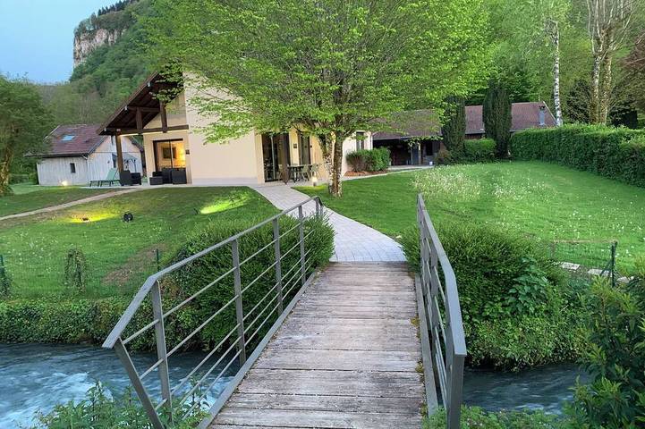 Chalet pour 8 personnes, avec jardin