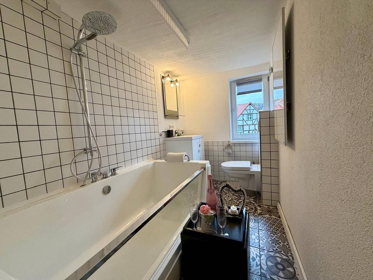 Ganze Wohnung, Ferienwohnung 'Kleiner Kalle' mit Balkon und Home Office Arbeitsplatz mit Wi-Fi in Melsungen, Schwalm-Eder-Kreis