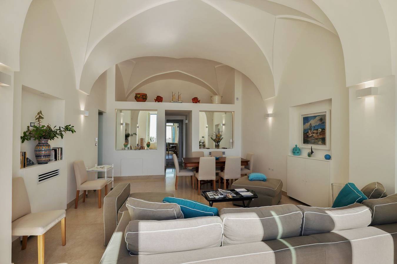Villa per 10 persone con terrazza in Spiaggia libera Santa María di Leuca, Castrignano del Capo