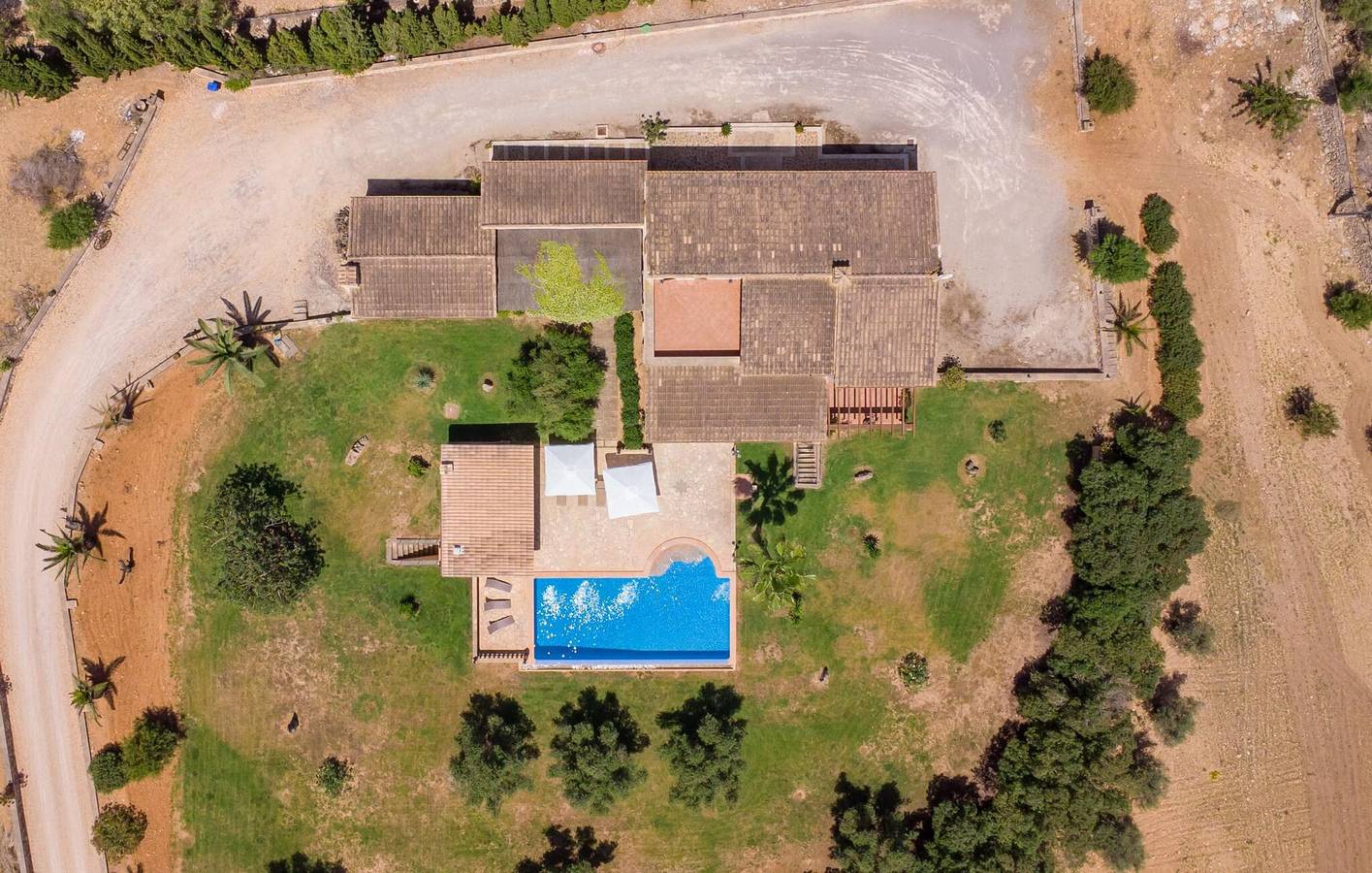 Rückzugsort am Pool mit Terrasse und Küche | in der Nähe von Jumaica C'an Pepe in Manacor, Mallorca Osten