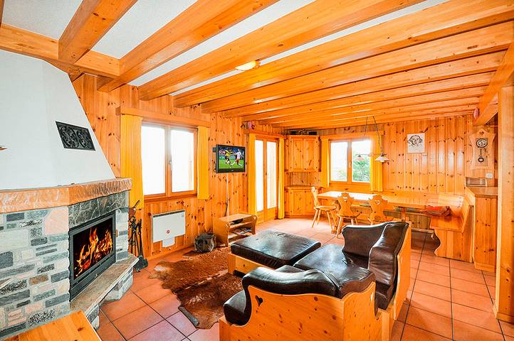 Location de vacances pour 8 personnes, avec terrasse et vue à Hérémence - 2