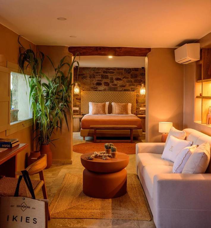 Chambre d’hôte pour 8 personnes, avec jardin ainsi que piscine et jacuzzi dans Mykonos - 4