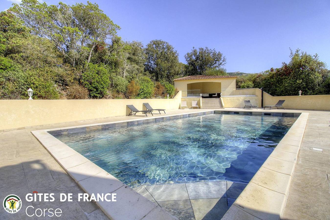 La villa des oliviers sauvages in Roccapina, Sartène