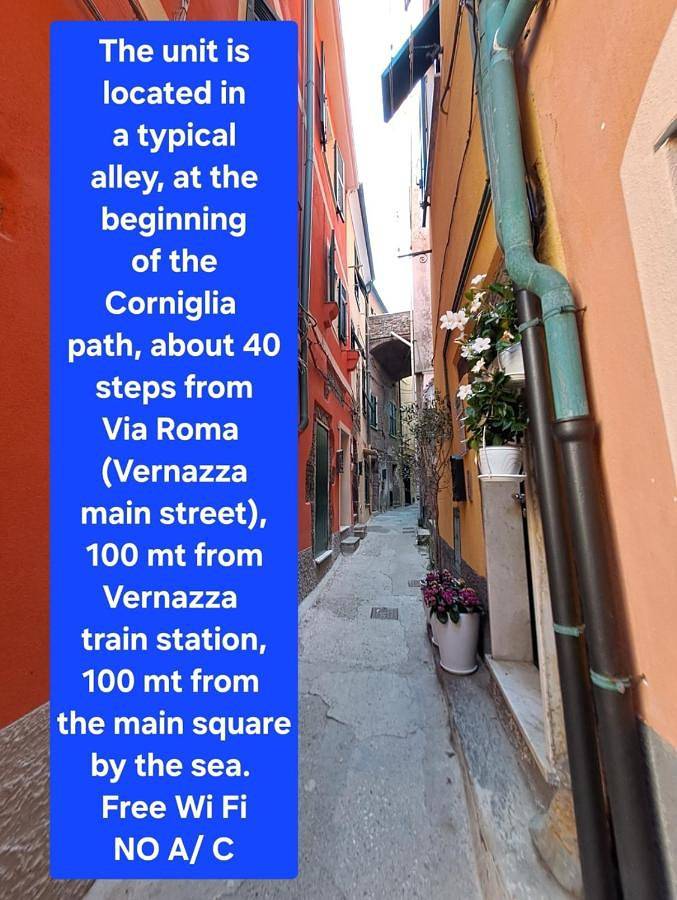 B&b per 2 persone, con panorama in Vernazza