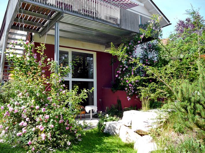 Ferienwohnung für 2 Personen, mit Terrasse und Garten sowie Sauna - 1