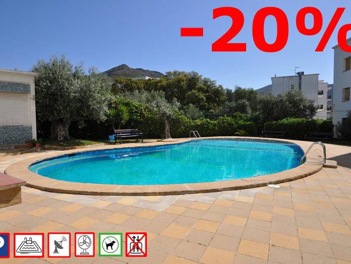 Apartamento de vacaciones para 6 personas, con terraza y piscina, Se admiten mascotas - 1