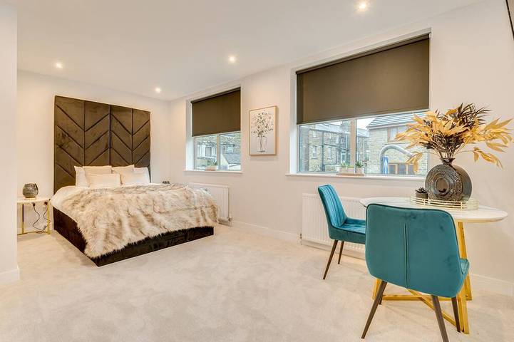 Ganze Wohnung, Apartment-Deluxe-Ensuite mit Dusche-Stadtblick-Luxury One Bedroom in Bradford, Westliches Yorkshire