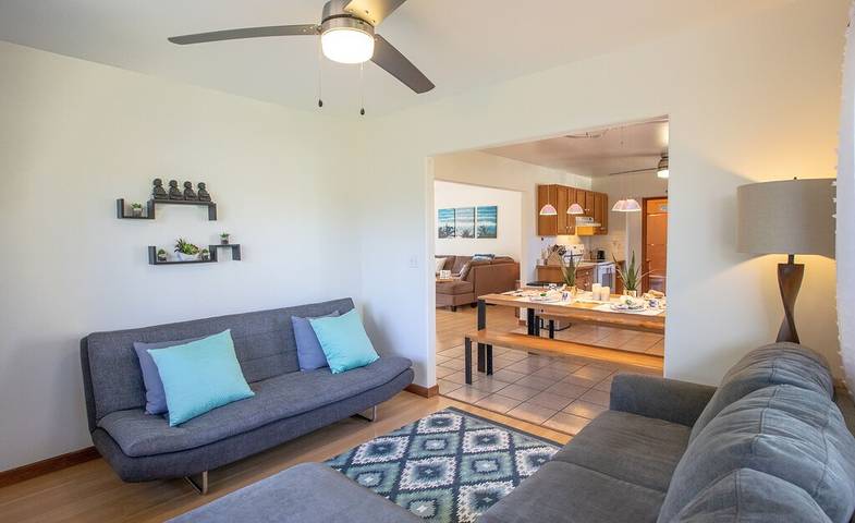 Vacation rental for 6 people, with yard and terrace, with pets in North Shore (Oahu)