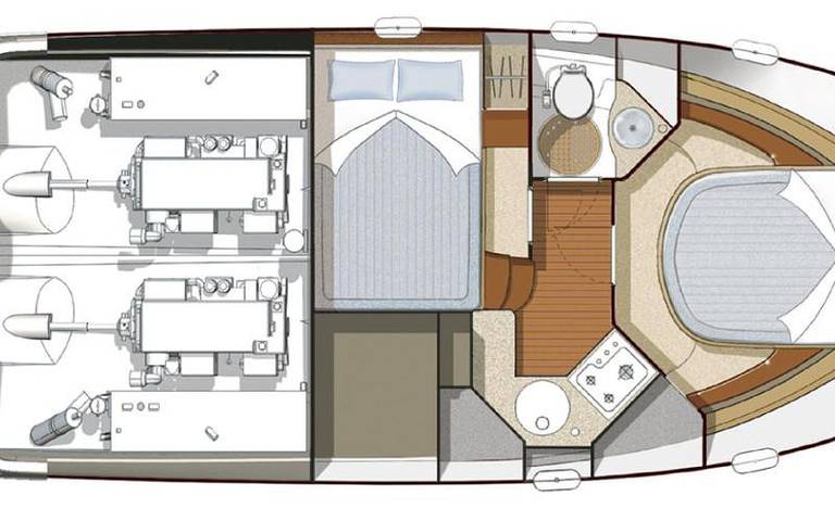 Bateau pour 4 personnes, avec terrasse dans les Pays de la Loire - 4