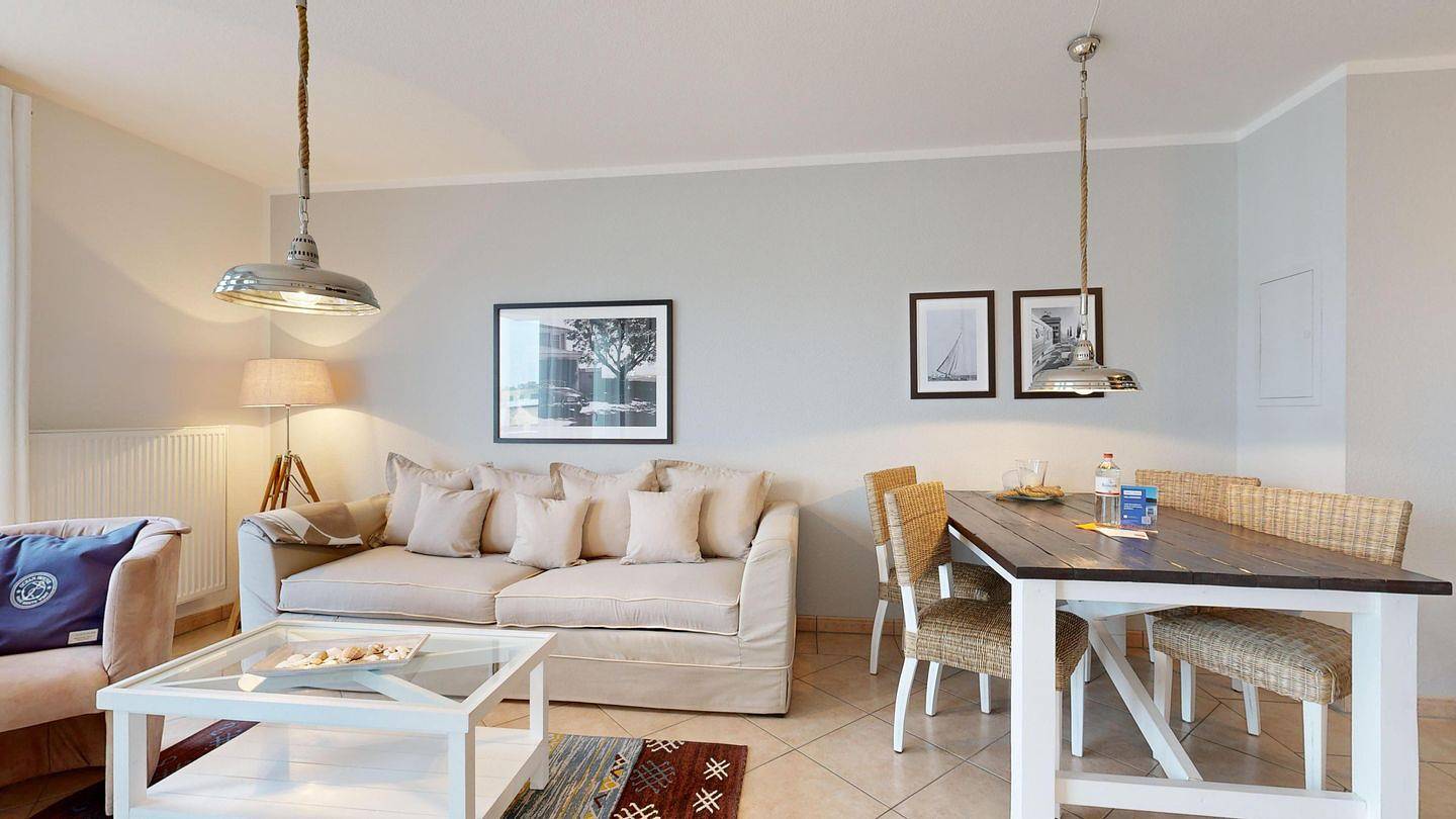 Geheel appartement, Moderne Ferienwohnung in Strandnähe mit Sauna, Fitnessraum und Fahrstuhl im Haus in Ostseebad Binz, Binz