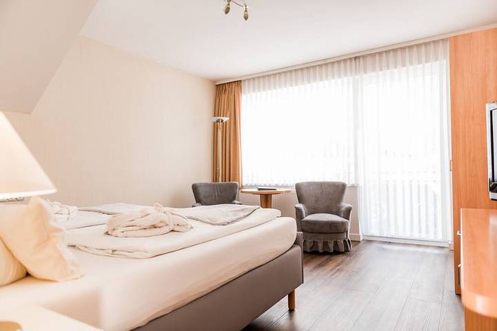 Ferienhaus für 3 Personen, mit Sauna und Garten sowie Balkon