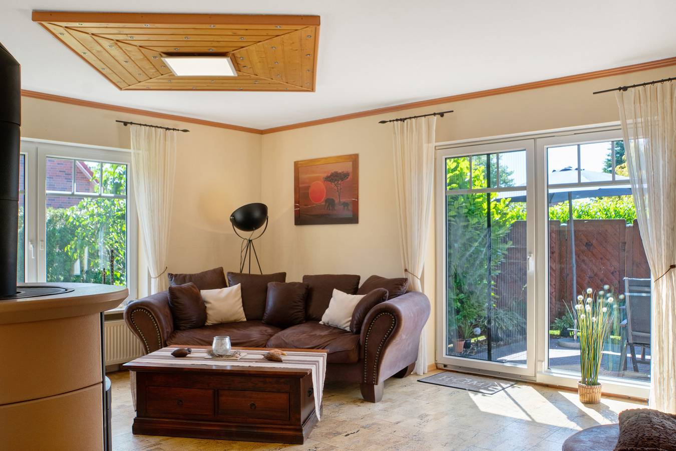 Ferienhaus 'Ginas Ferienhaus' in sehr ruhiger Wohnlage mit großem Garten in Nenndorf, Nordseeküste