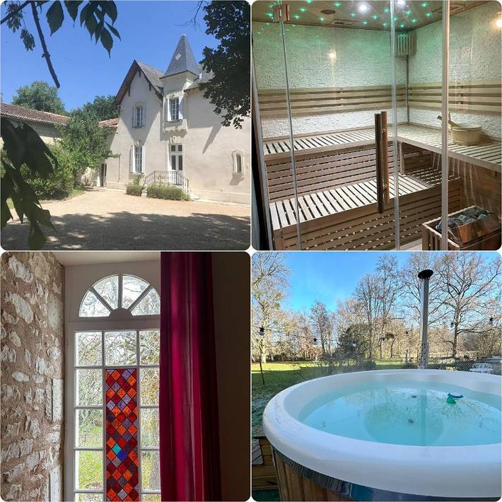 Location de vacances pour 2 personnes, avec sauna ainsi que vue et jardin, animaux acceptés à La Roche-Rigault