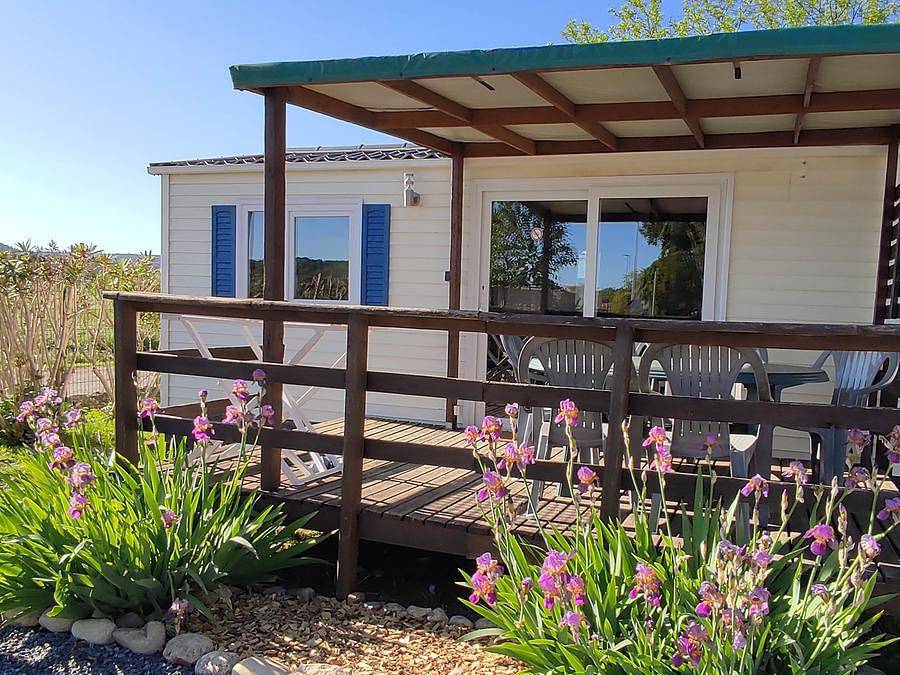 Camping l'Olivier - Mobilhome 6 personnes - Confort "Iris - Jonquille" 3 chambres Climatisé in Massillargues-Attuech, Région d'Alès