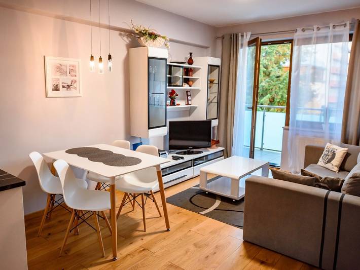 Apartament wakacyjny dla 4 osób, z balkon w Krynica-Zdrój