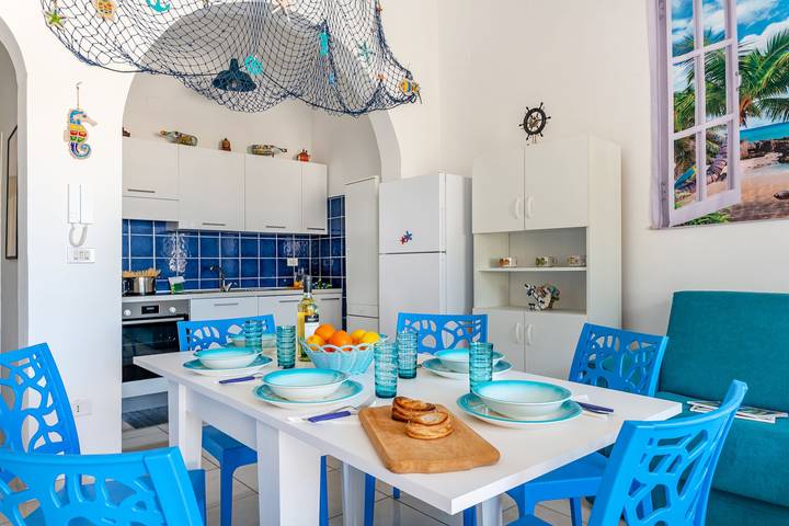 Casa Celeste 100m From Beach in Lido Max, Porto Cesareo
