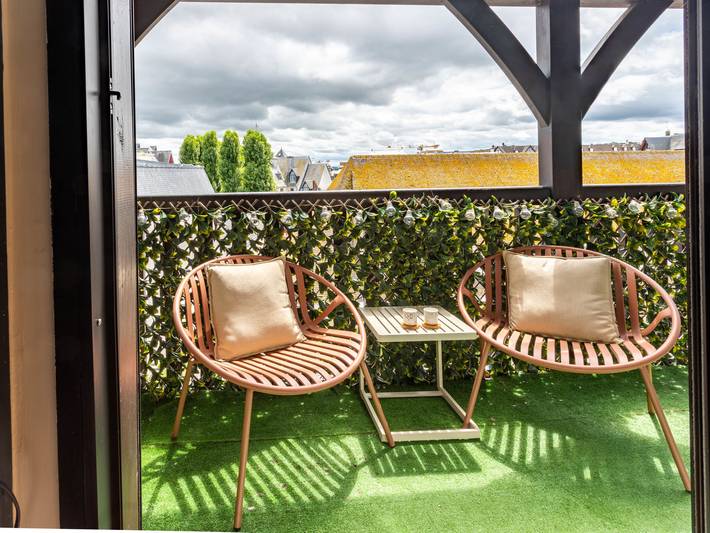 Gîte pour 2 personnes, avec balcon à Deauville - 4