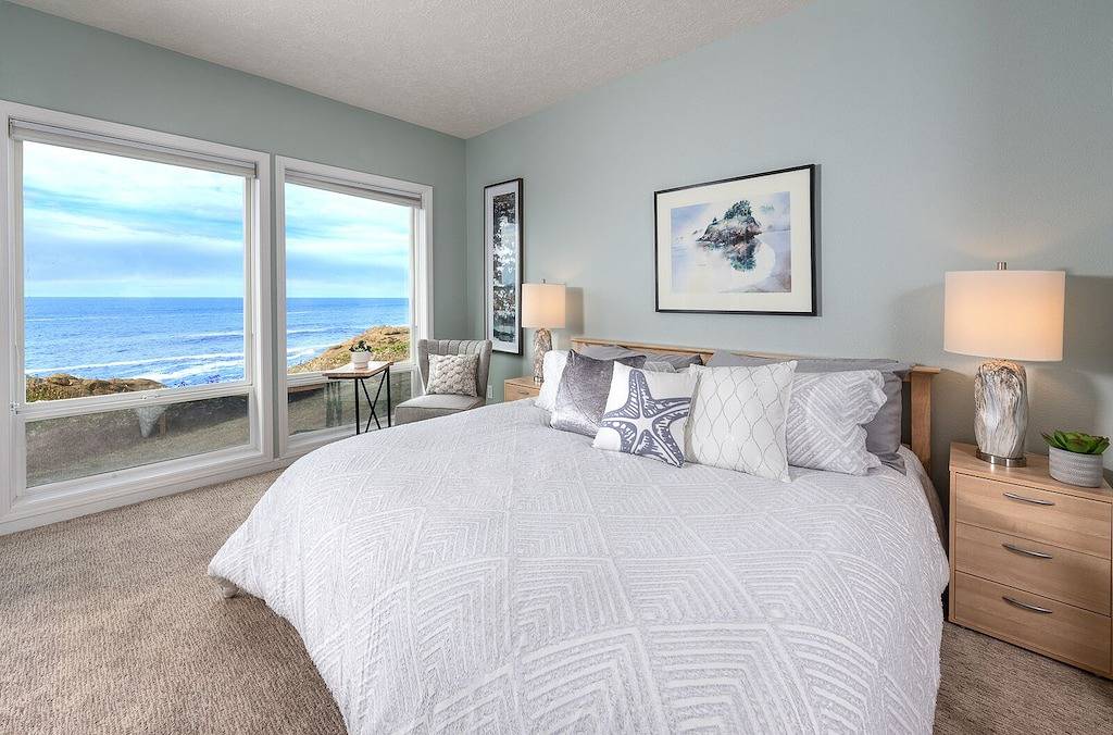 Ganze Wohnung, Oceanfront, Whale Watching, Pool - Sunset Serenity in Depoe Bay, Lincoln County (OR)