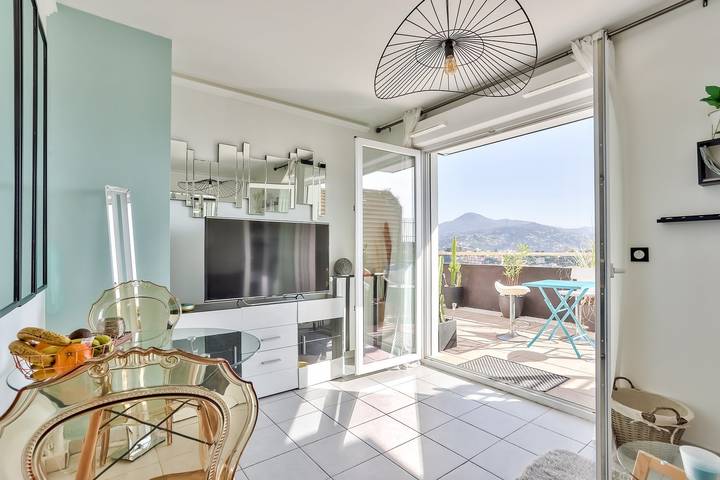 Studio pour 2 personnes, avec terrasse