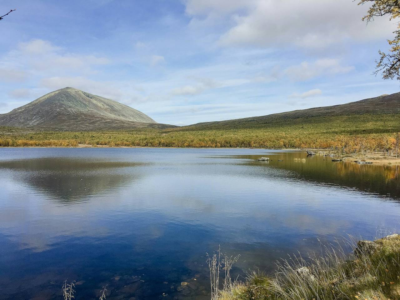 Einfache Berghütte in einem aktiven Almdorf bei Vinstra in Jotunheimen