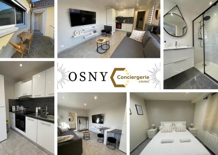 Gîte pour 4 personnes, avec Terrasse à Osny
