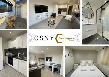 Gîte pour 4 personnes, avec terrasse à Osny