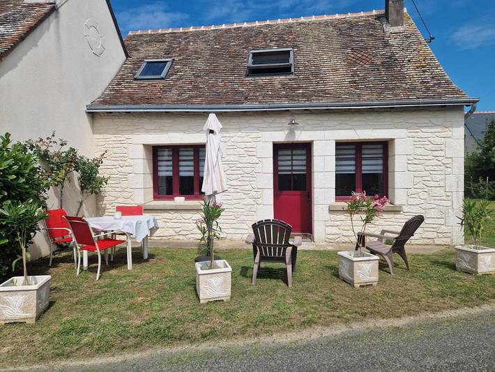 Maison de vacances pour 3 personnes, avec Terrasse ainsi que Jardin et Vue
