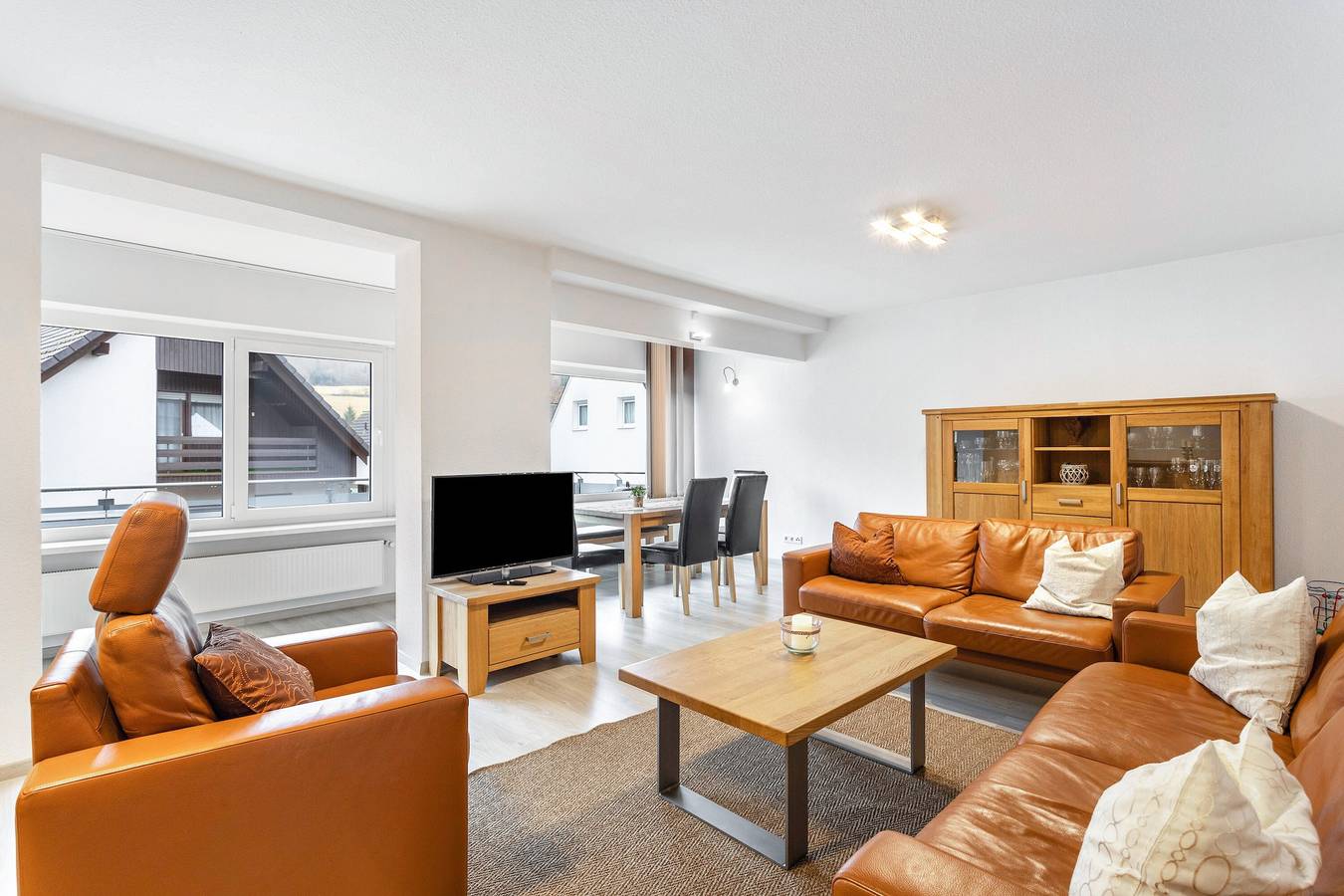 Appartement entier, Appartement 'Ferienwohnung Lenne Traum' avec Balcon in Lennestadt, Sauerland