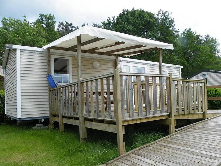 Mobil home pour 4 personnes, avec terrasse et balcon/terrasse, adapté aux familles à Le Buisson-de-Cadouin - 2