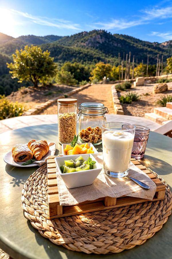 Chambre d’hôte pour 2 personnes, avec jardin ainsi que vue et terrasse à Alhama de Murcia