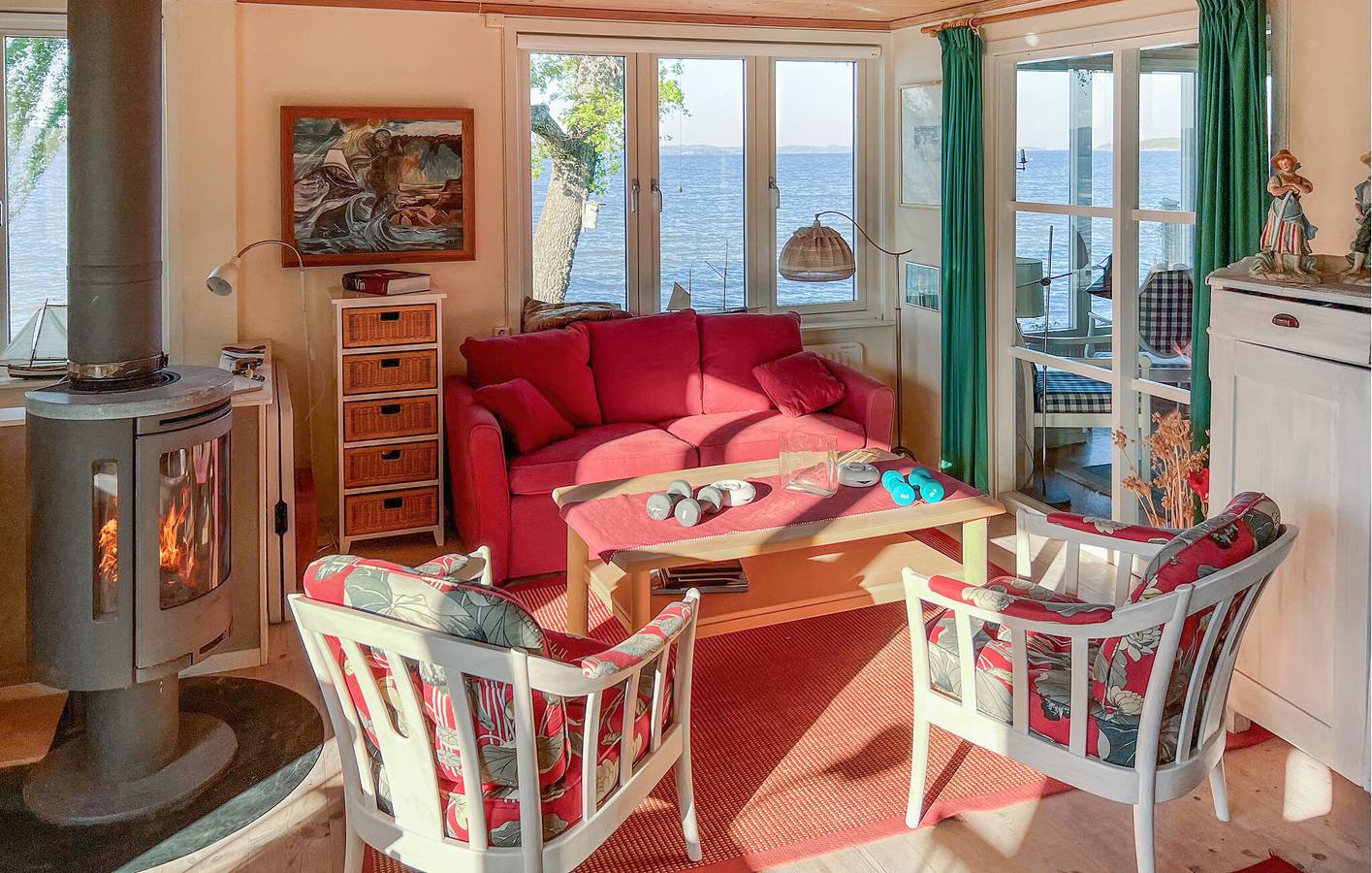 Ferienhaus für 6 Personen mit Sauna in Vikbolandet