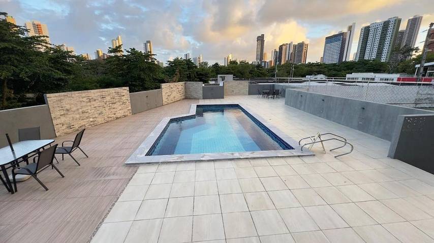 Casas e apartamentos de temporada para 8 pessoas, com piscina e balcão em Miramar (Brasil)