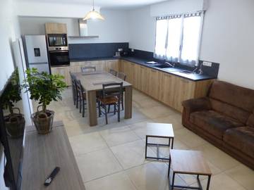 Location de vacances pour 6 personnes, avec jardin et terrasse à Magescq