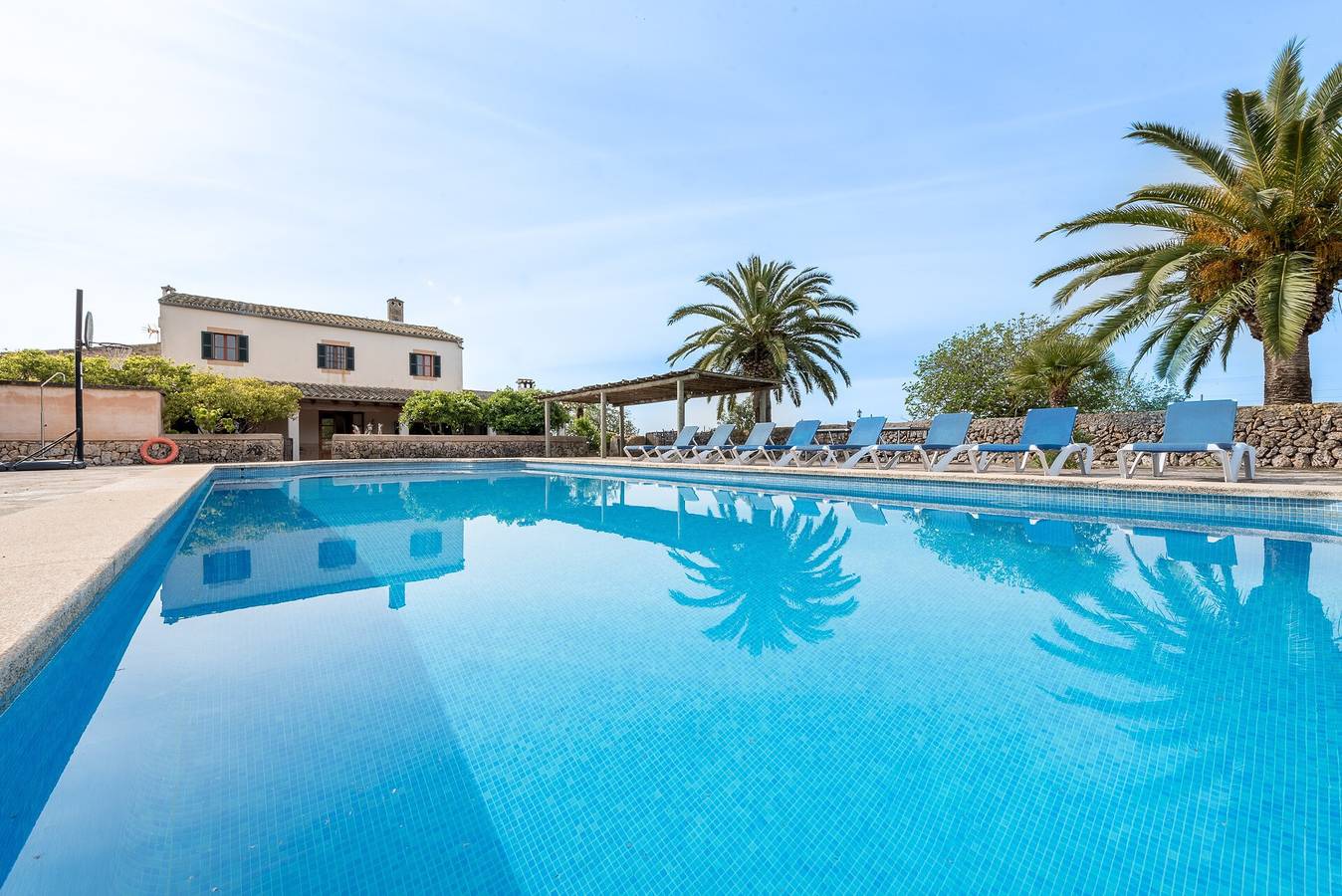 Finca Son Rossinyol für 12 Personen mit privatem Pool und Wlan in Campos, Mallorca Süden