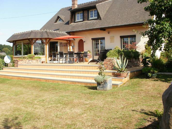 Chambre d’hôte pour 2 personnes, avec jardin dans Saint-Laurent-en-Caux